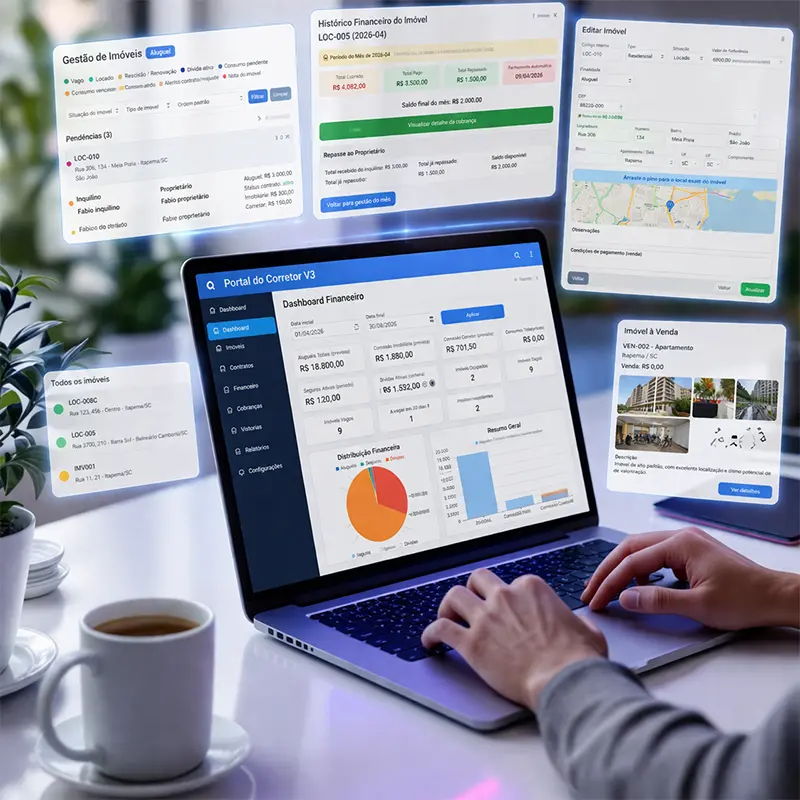 Controle operacional imobiliário