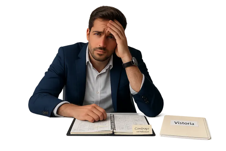 Corretor sobrecarregado